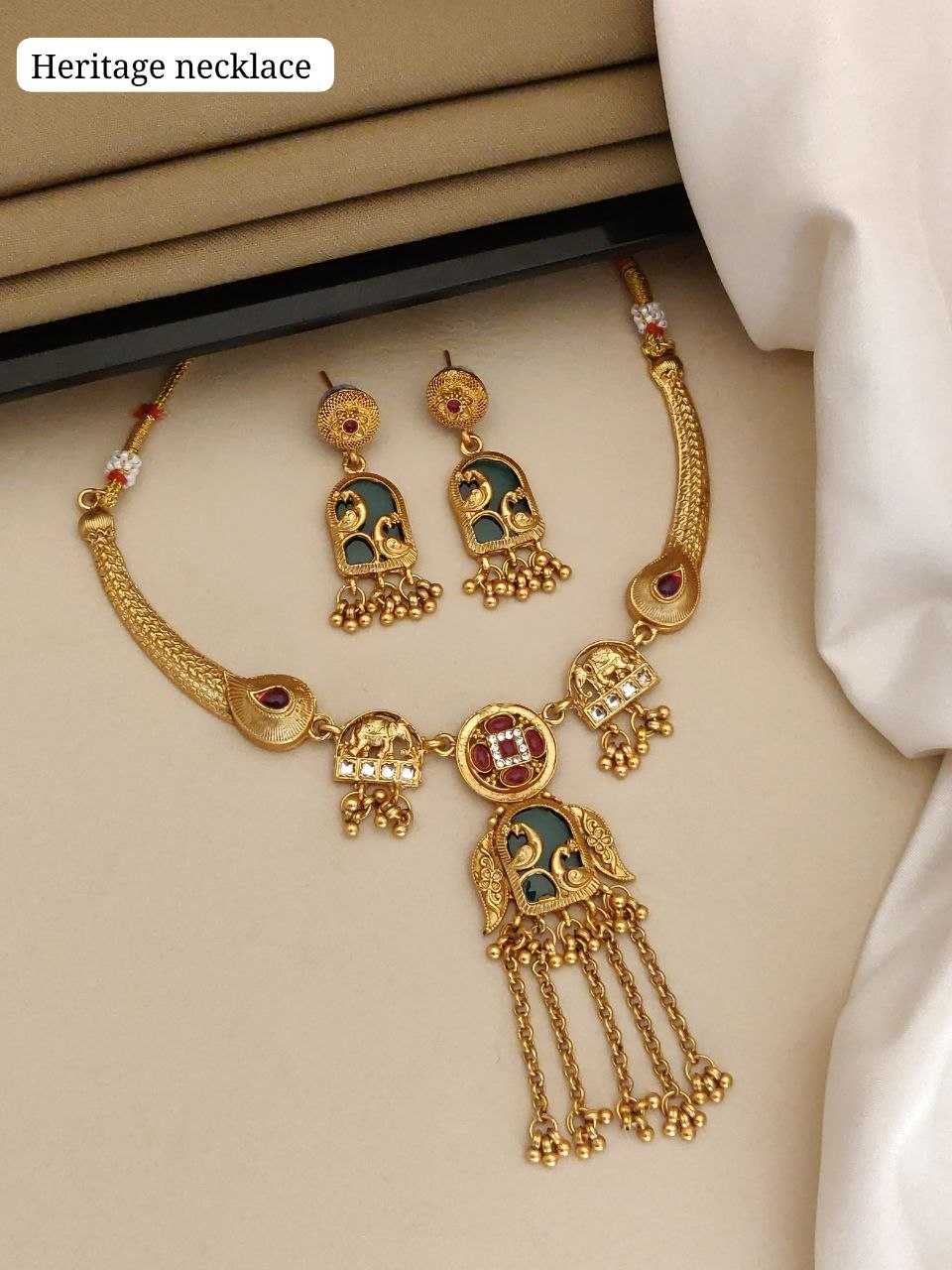 YNF Wholesale Brass Necklaces Set  | Surat Manufacturer