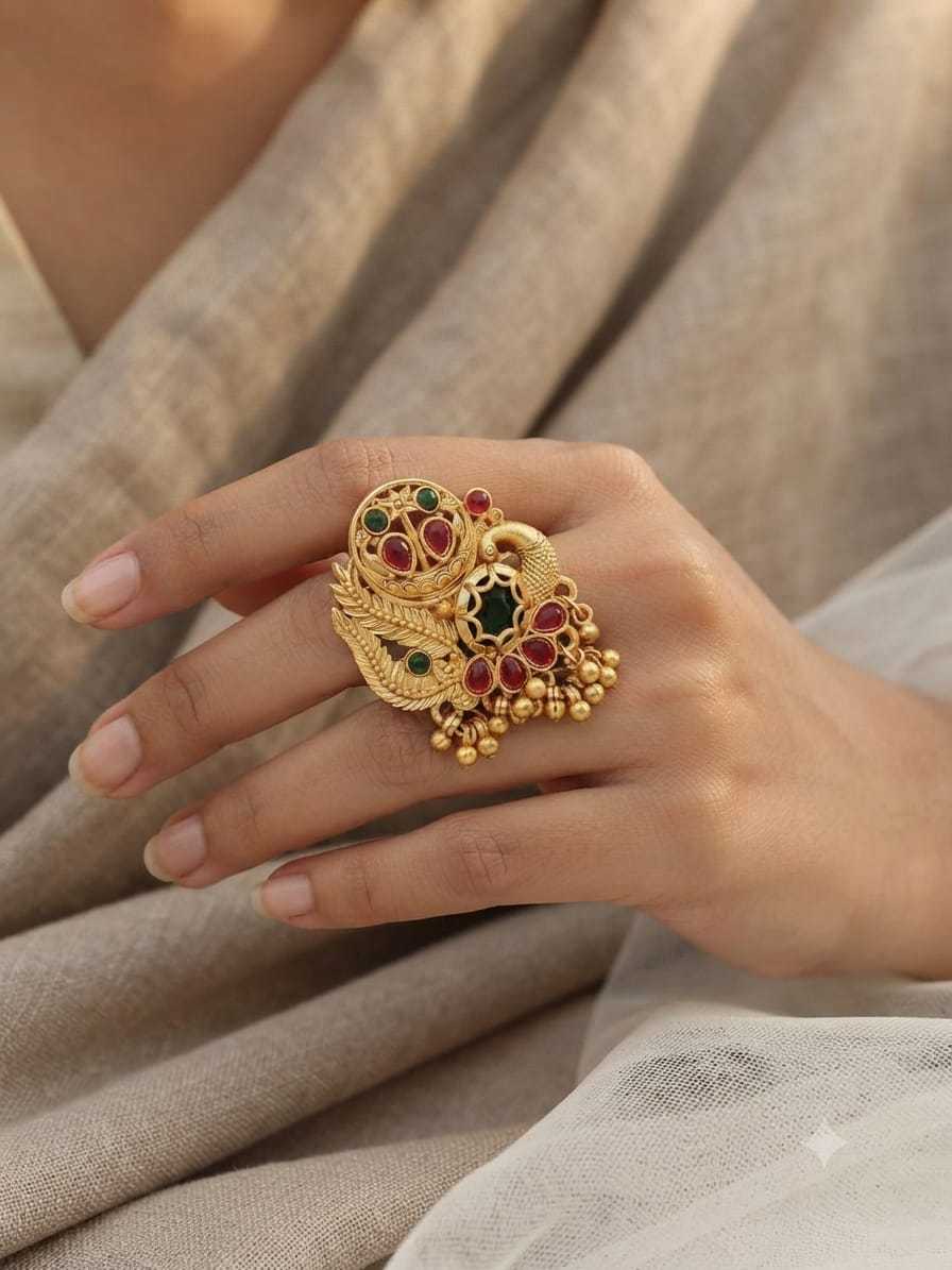 YNF Wholesale Brass Oxidized Rings  | Surat Manufacturer