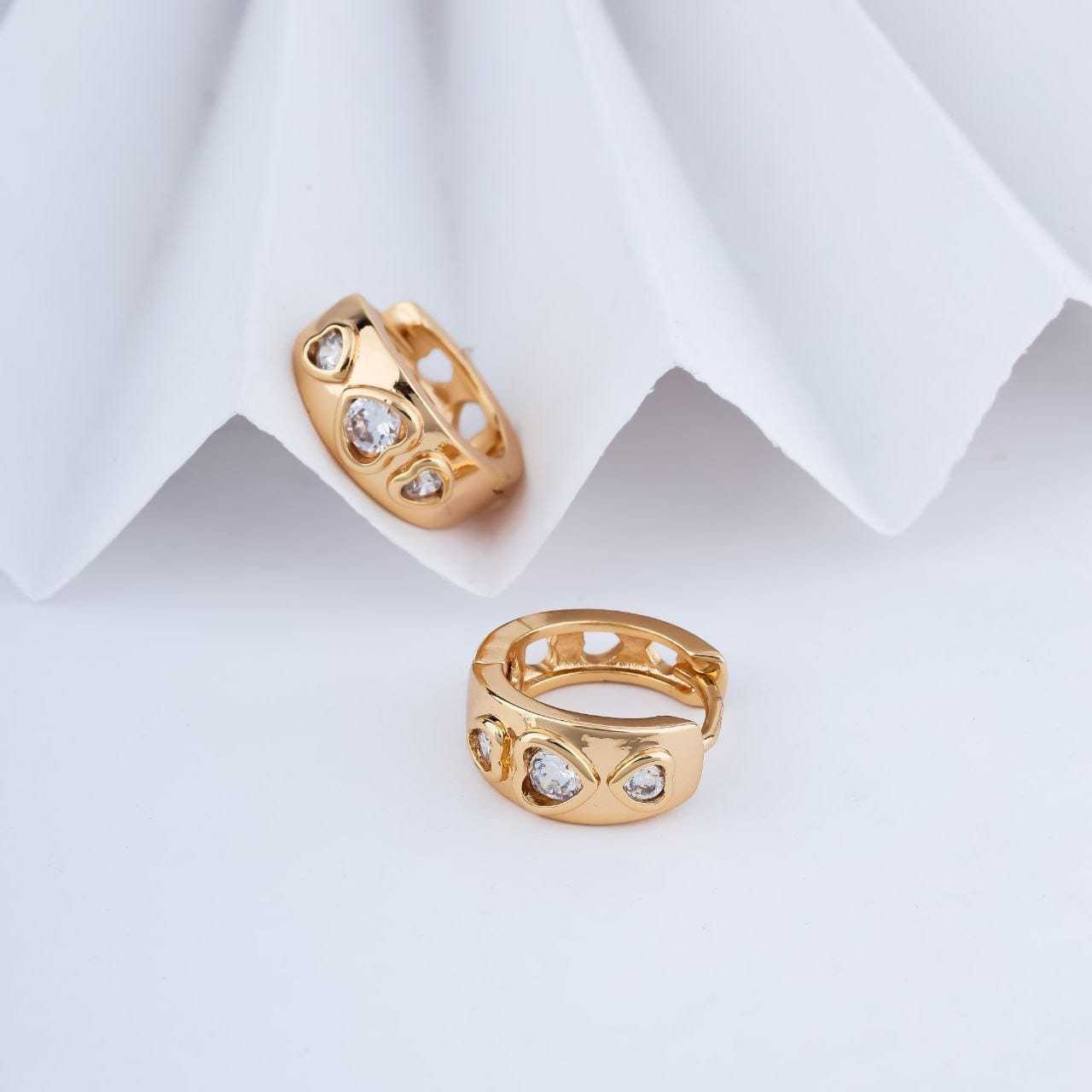 YNF Wholesale Brass Stud Earrings  | Surat Manufacturer