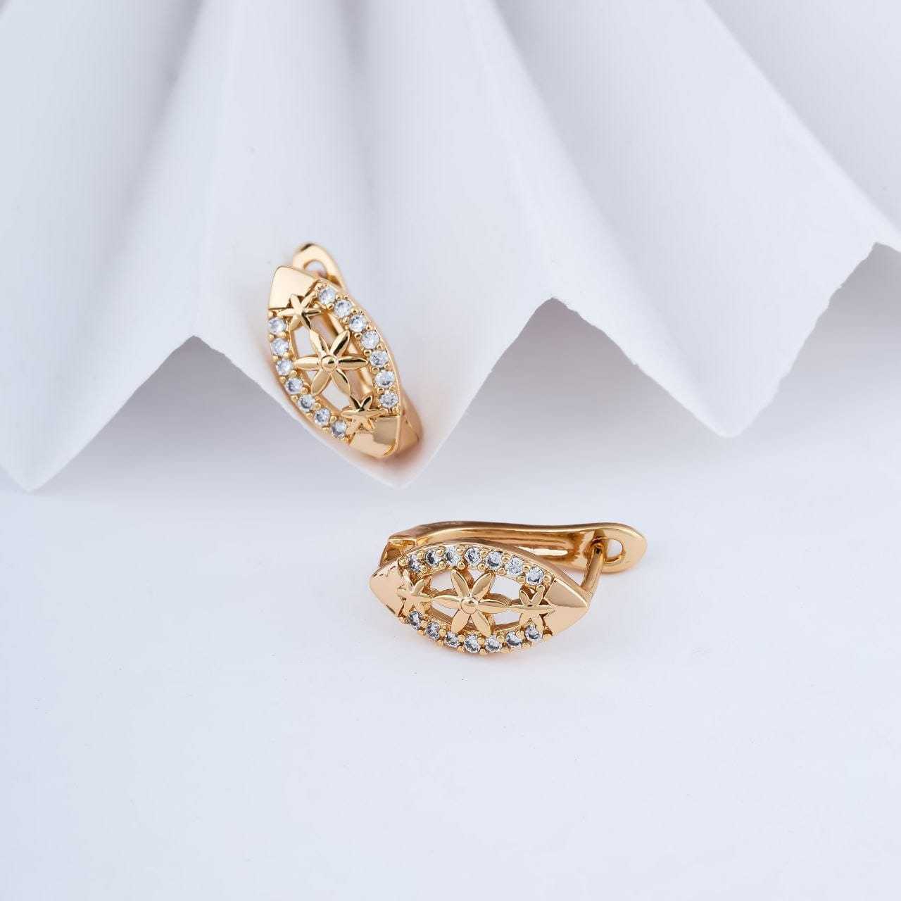 YNF Wholesale Brass Stud Earrings  | Surat Manufacturer