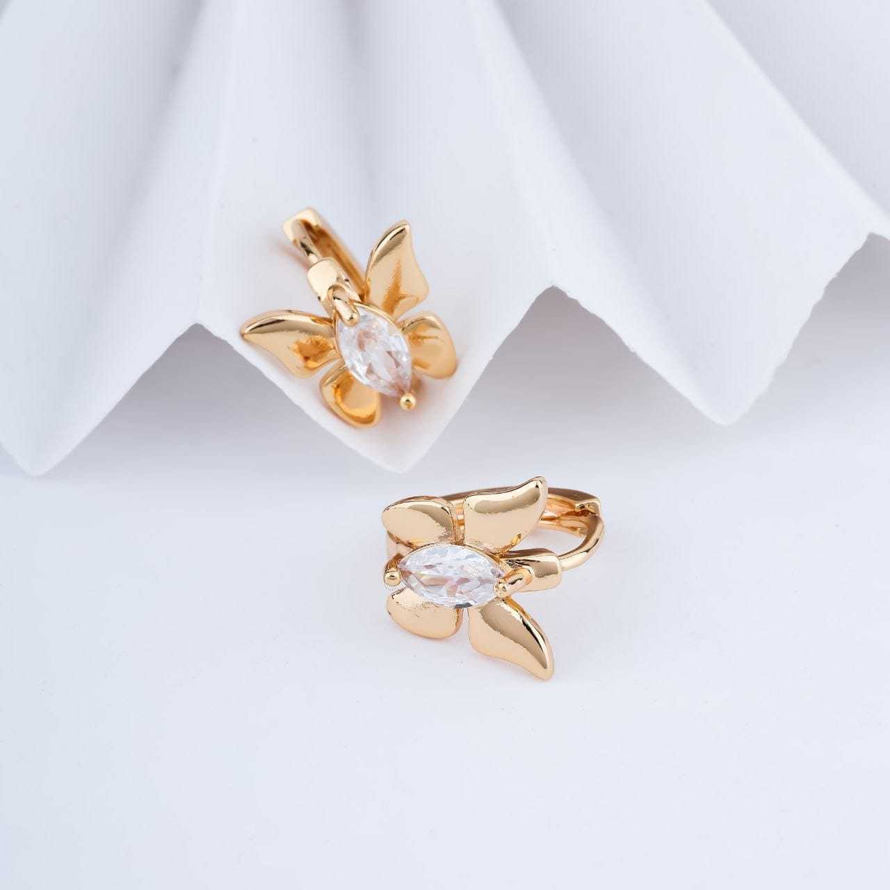 YNF Wholesale Brass Stud Earrings  | Surat Manufacturer