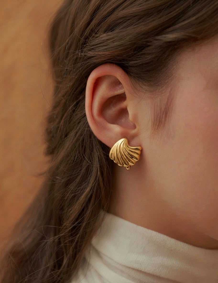 YNF Wholesale Brass Stud Earrings  | Surat Manufacturer