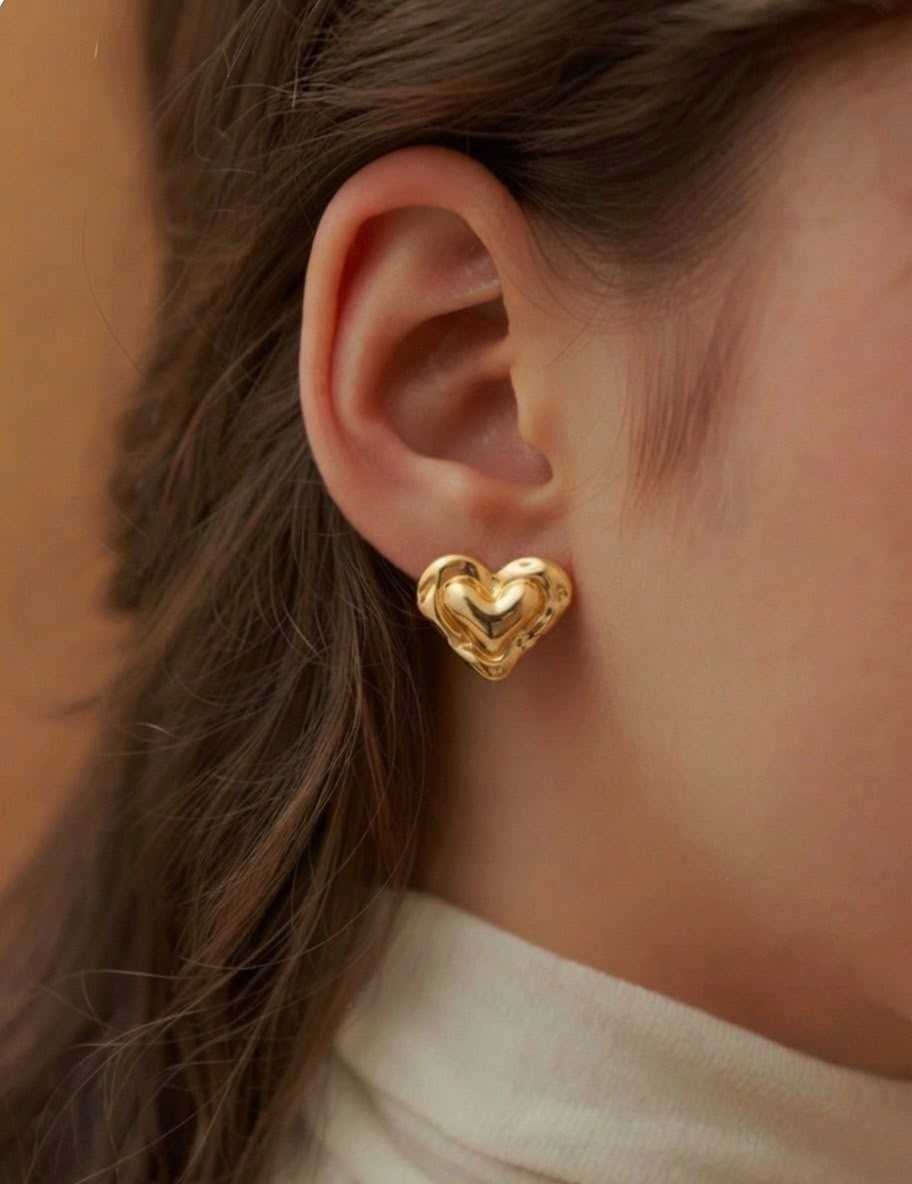 YNF Wholesale Brass Stud Earrings  | Surat Manufacturer