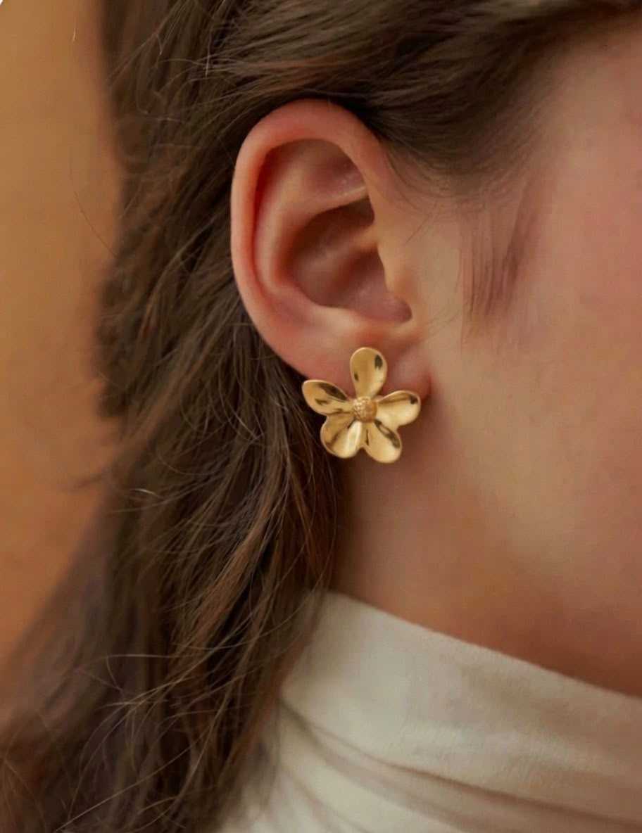 YNF Wholesale Brass Stud Earrings  | Surat Manufacturer