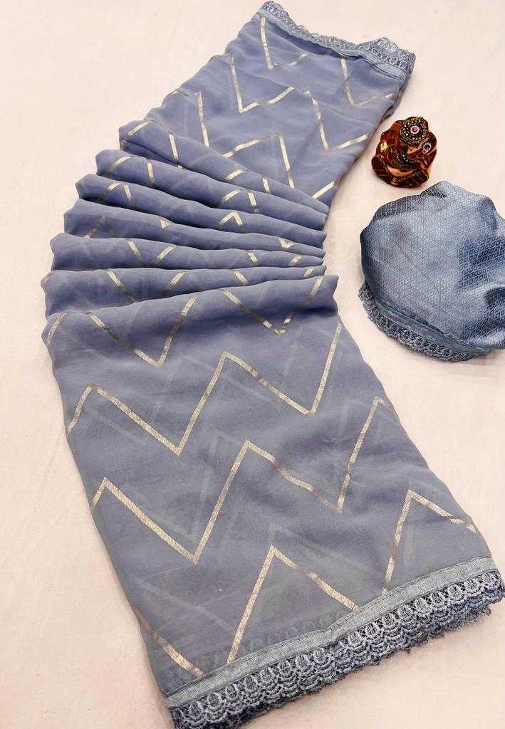 YNF Wholesale Faux Georgette Fancy Sarees KESH165 BLACK BEAUTY | Surat Manufacturer
