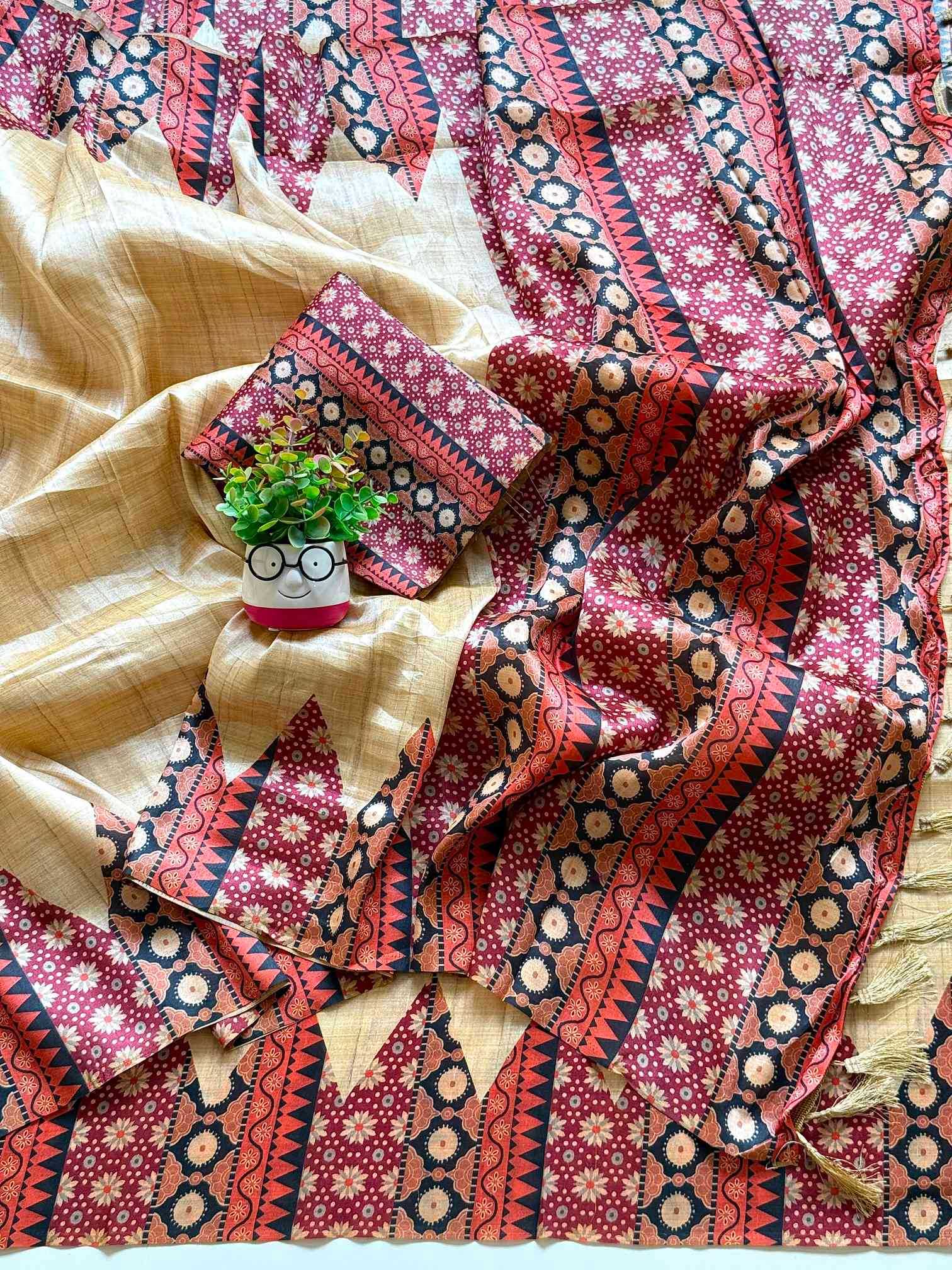 YNF Wholesale Soft Cotton Silk Printed Silk Saree  | Surat Manufacturer