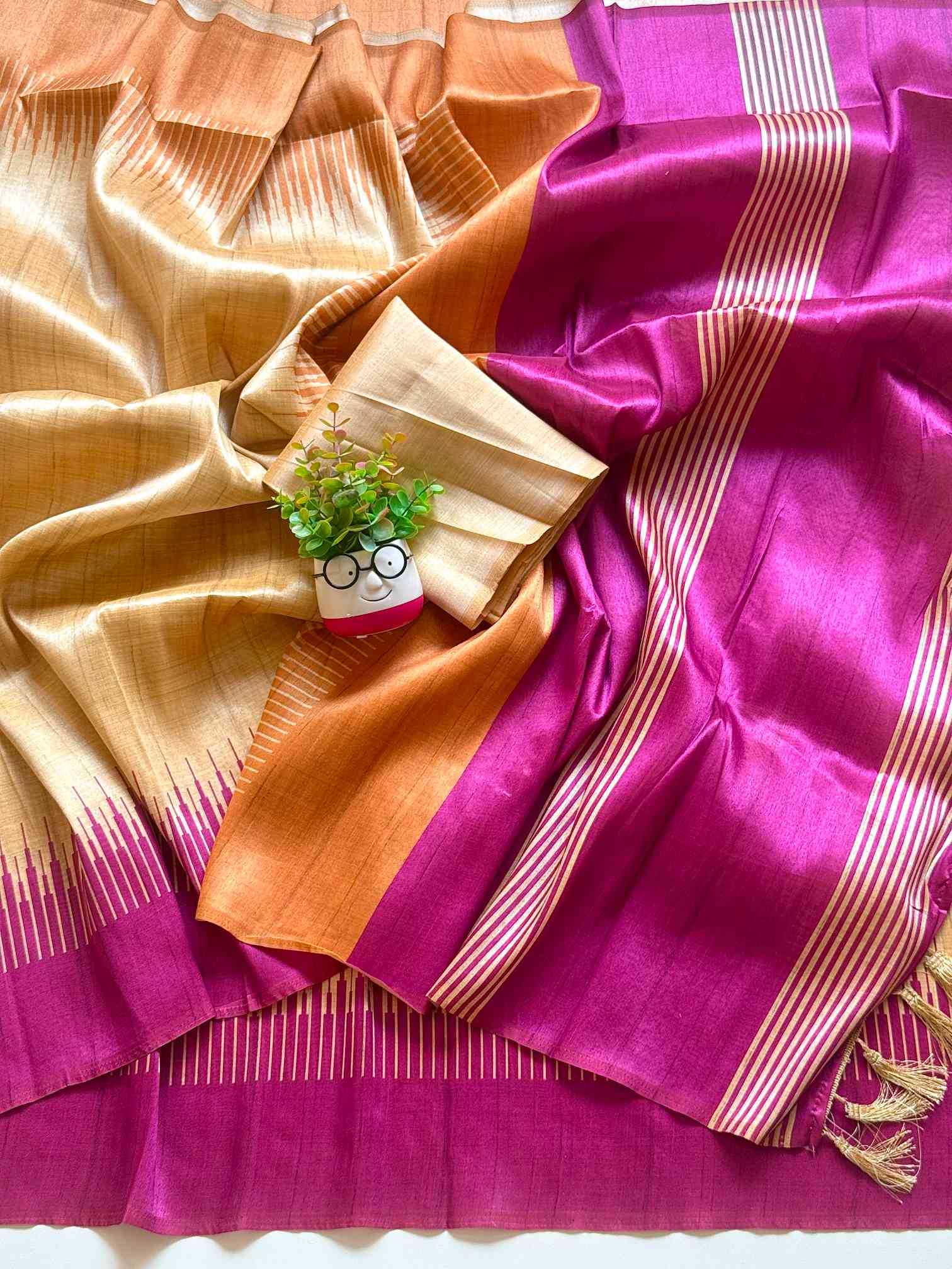 YNF Wholesale Soft Cotton Silk Printed Silk Saree  | Surat Manufacturer