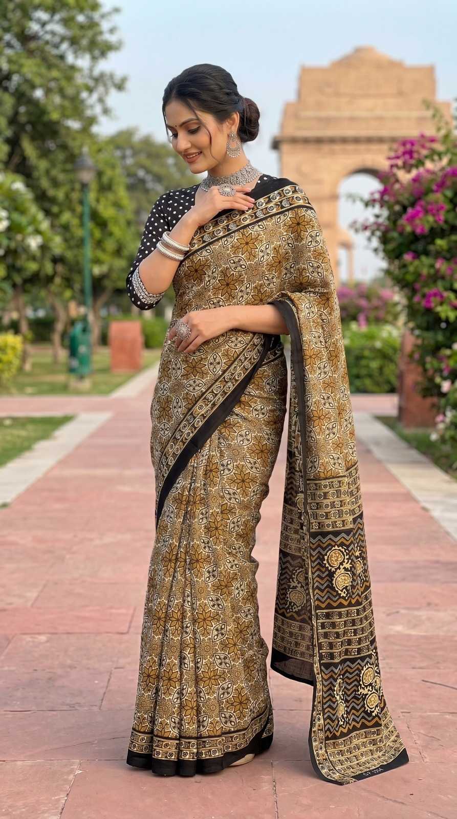 YNF Wholesale Cotton Designer Sarees  | Surat Manufacturer
