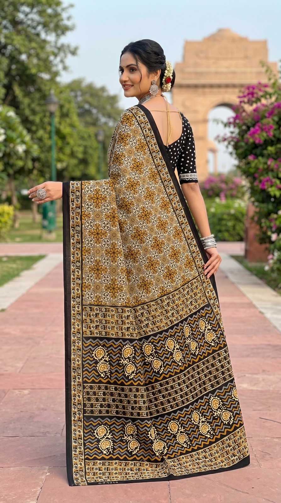 YNF Wholesale Cotton Designer Sarees  | Surat Manufacturer
