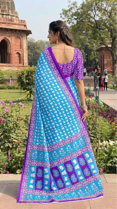 YNF Wholesale Cotton Designer Sarees  | Surat Manufacturer