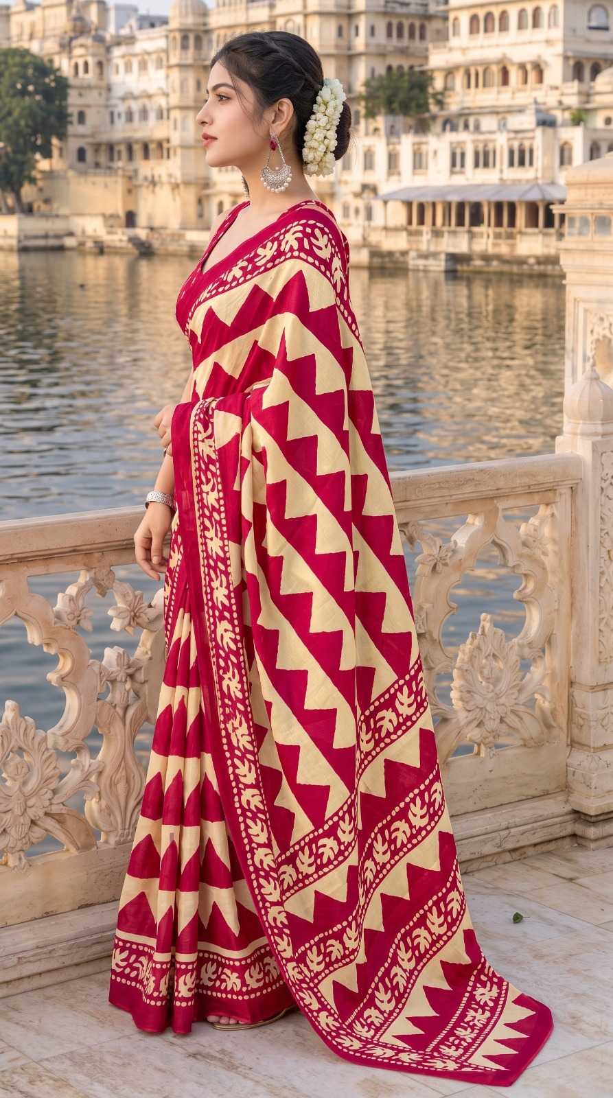 YNF Wholesale Cotton Party Wear Sarees  | Surat Manufacturer