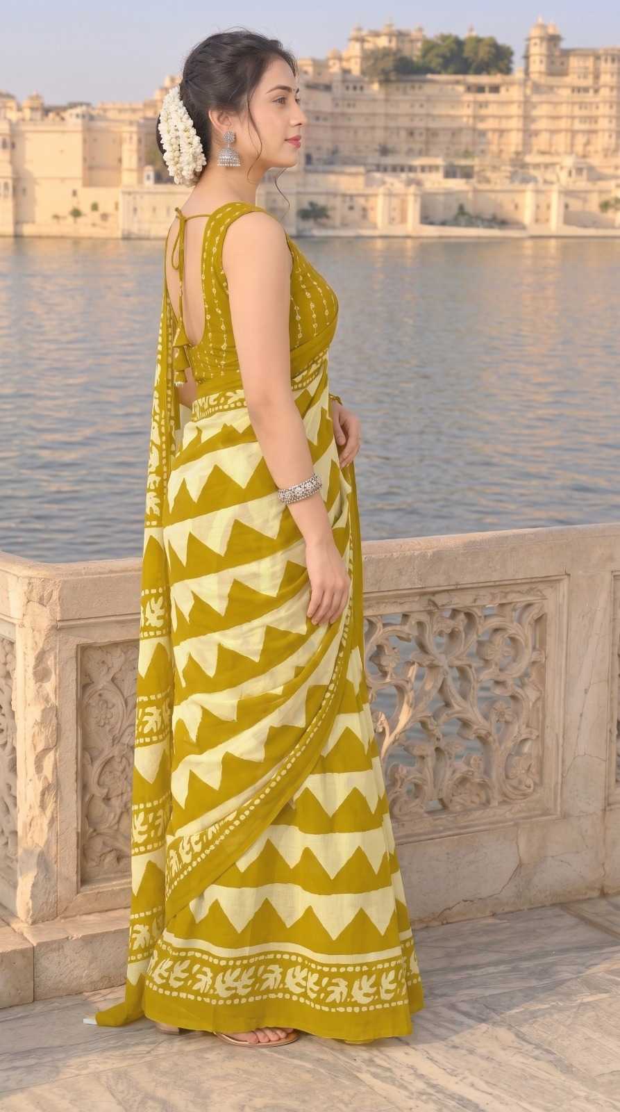 YNF Wholesale Cotton Party Wear Sarees  | Surat Manufacturer