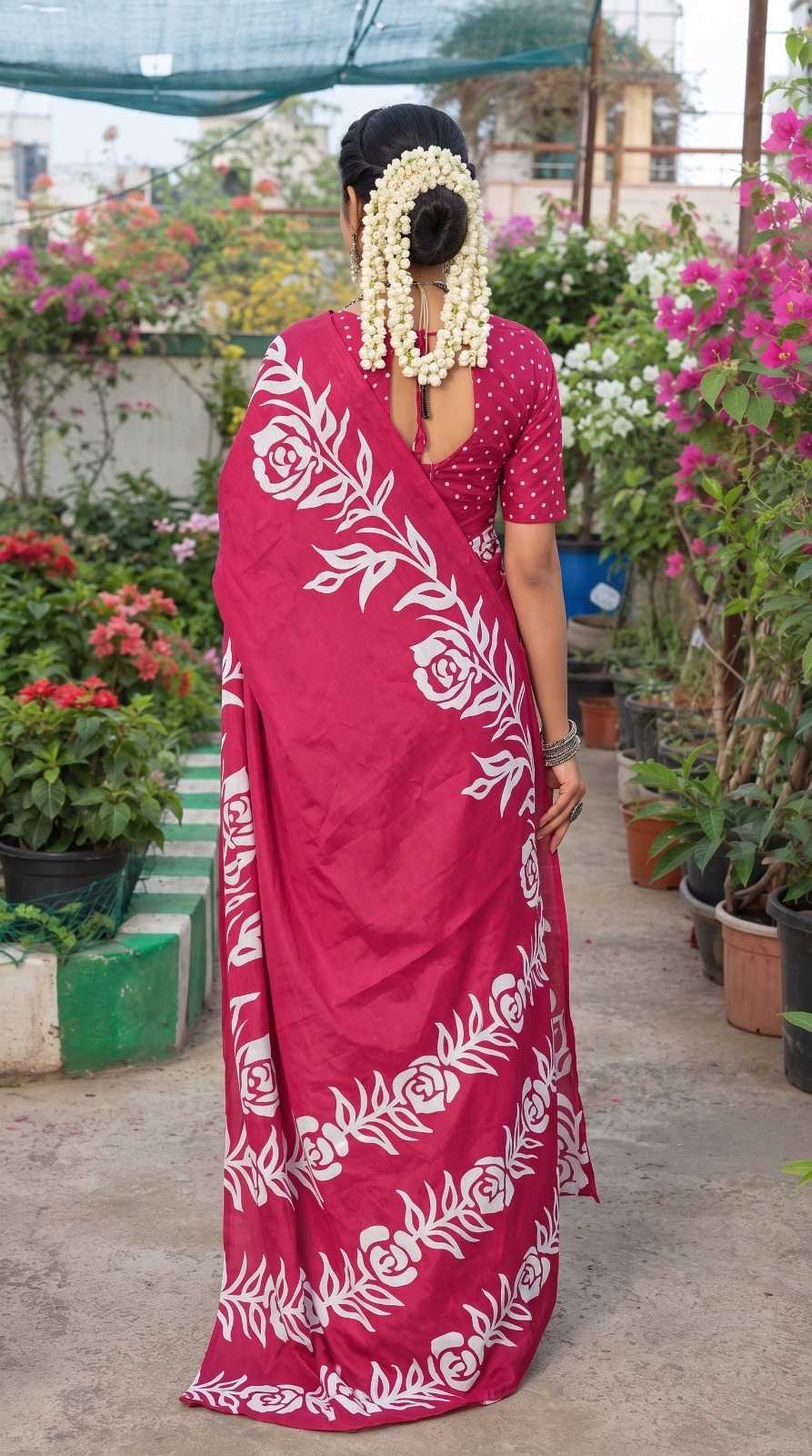 YNF Wholesale Cotton Block Print Sarees  | Surat Manufacturer