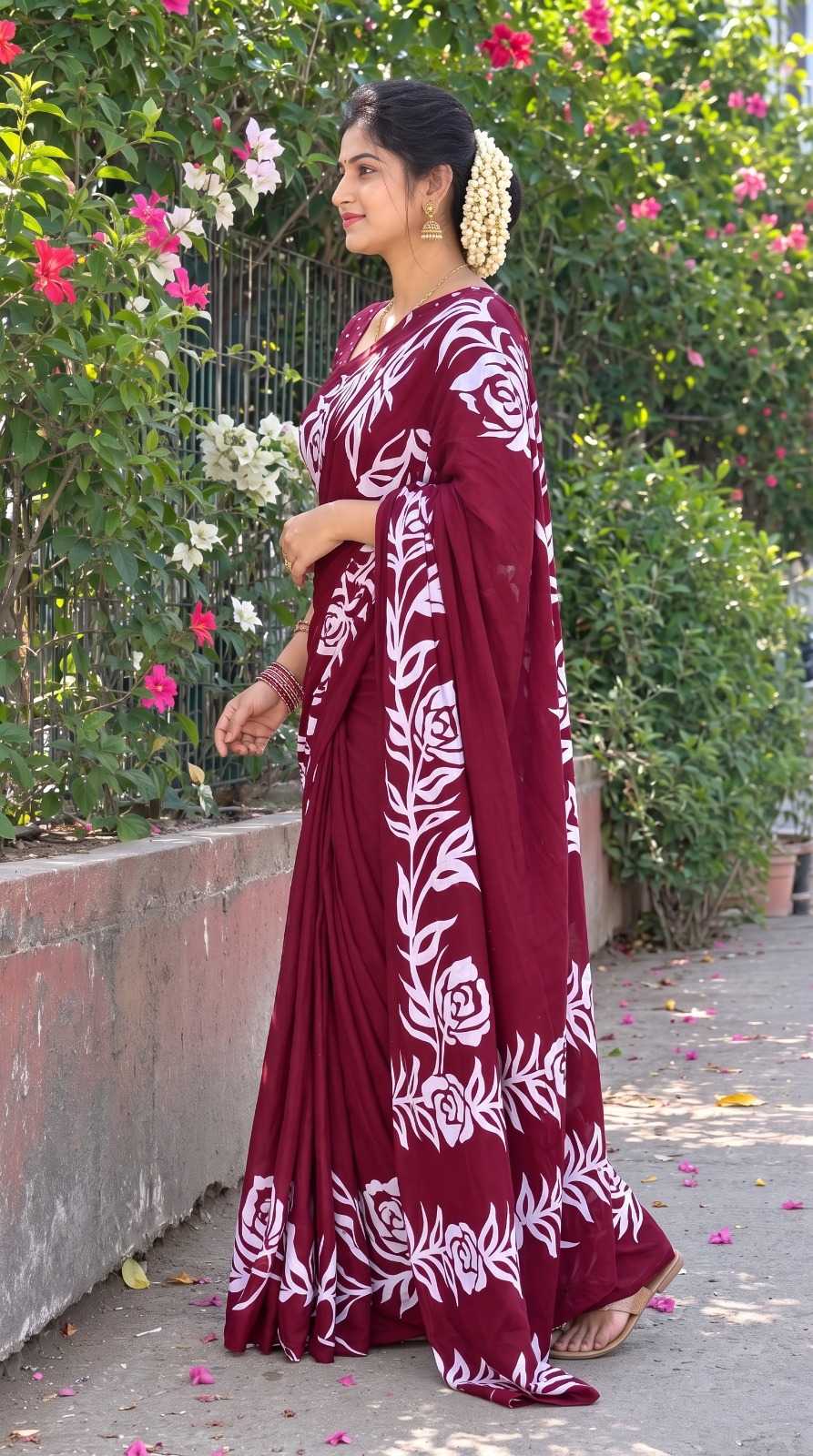 YNF Wholesale Cotton Block Print Sarees  | Surat Manufacturer