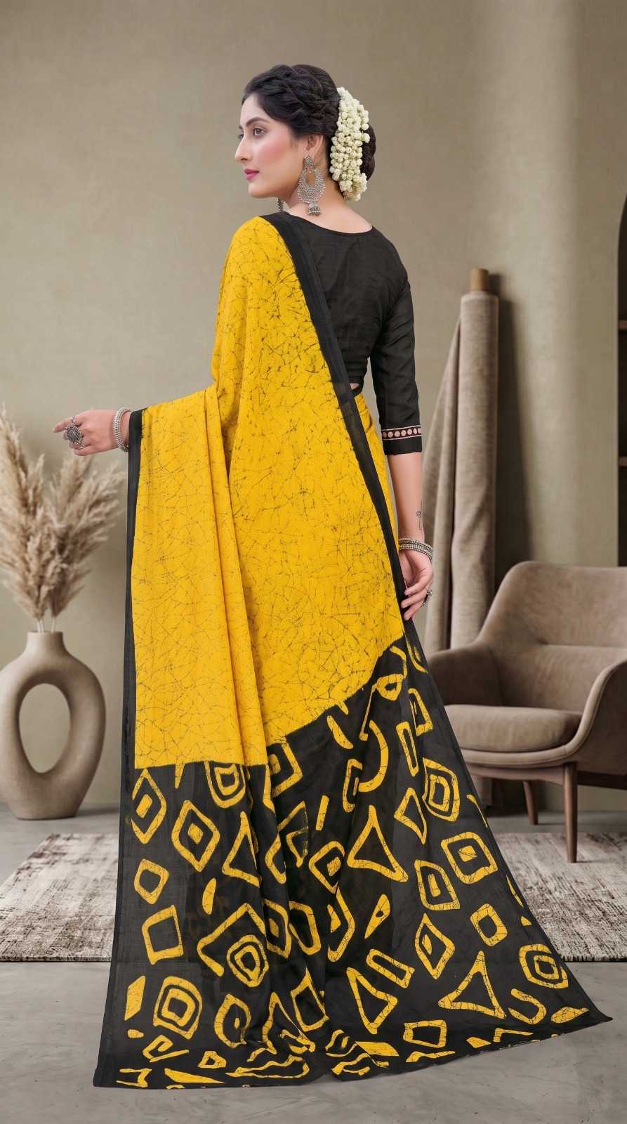 YNF Wholesale Pure Cotton Printed Sarees  | Surat Manufacturer