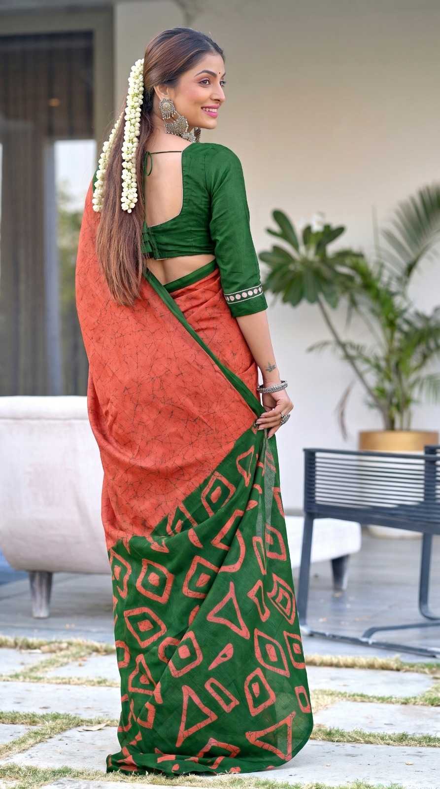 YNF Wholesale Pure Cotton Printed Sarees  | Surat Manufacturer