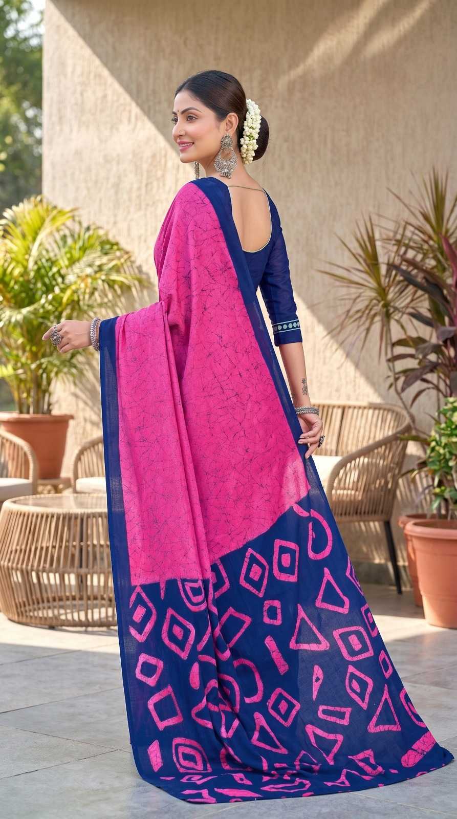 YNF Wholesale Pure Cotton Printed Sarees  | Surat Manufacturer