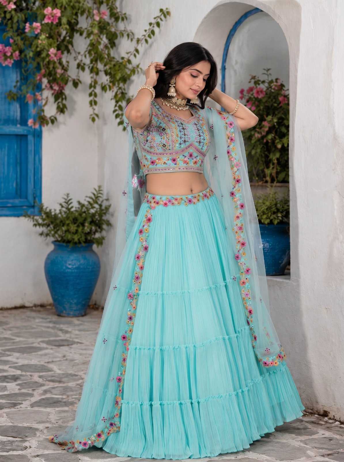 YNF Wholesale Faux Georgette Designer Lehenga  | Surat Manufacturer