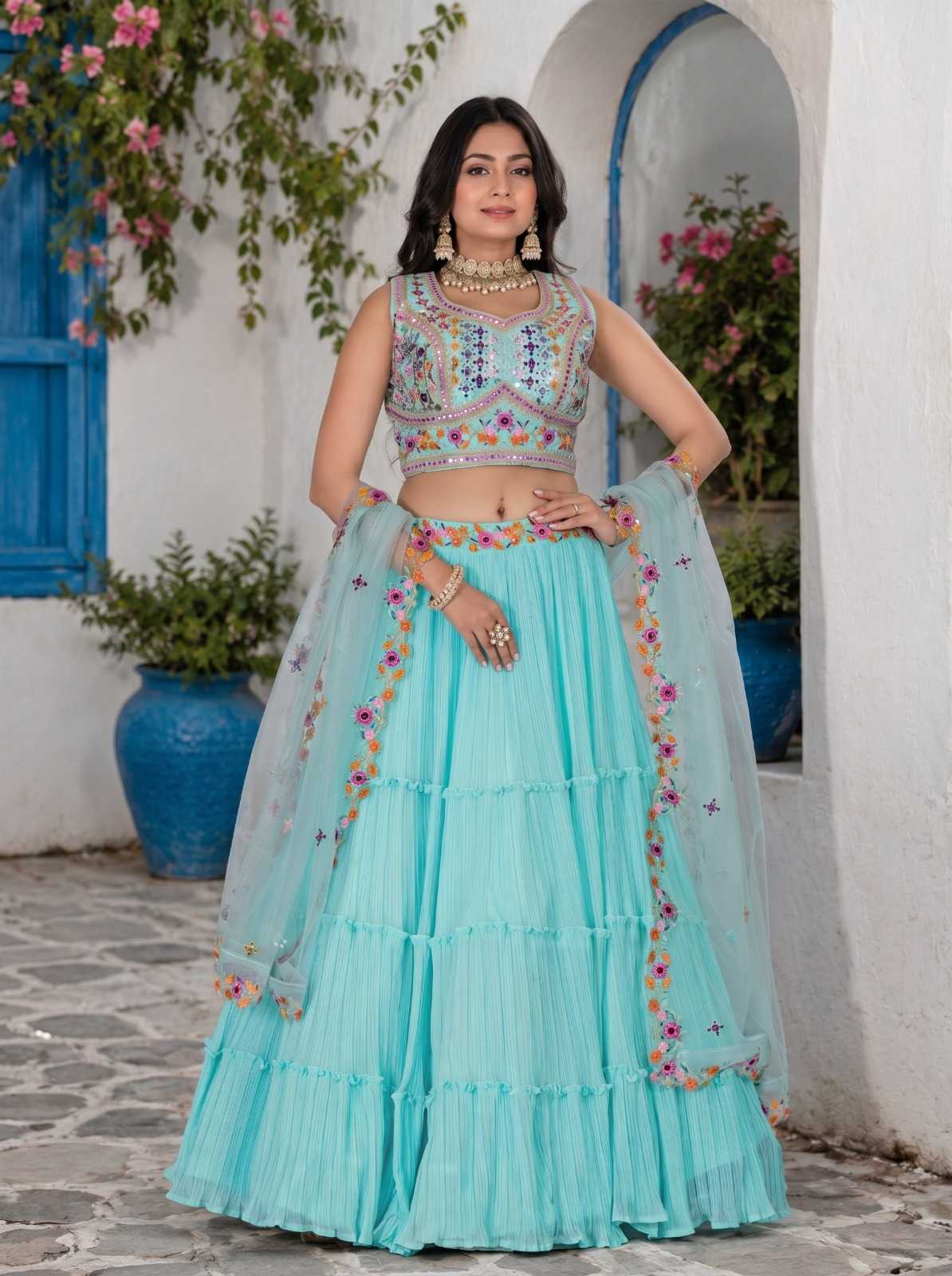 YNF Wholesale Faux Georgette Designer Lehenga  | Surat Manufacturer