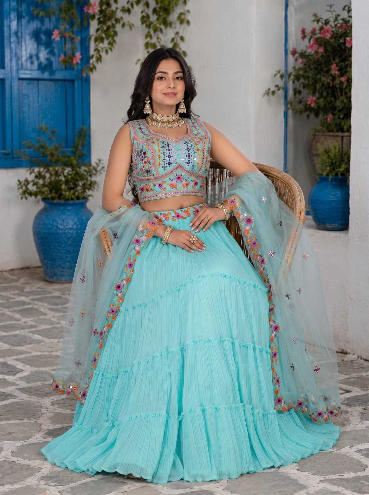YNF Wholesale Faux Georgette Designer Lehenga  | Surat Manufacturer