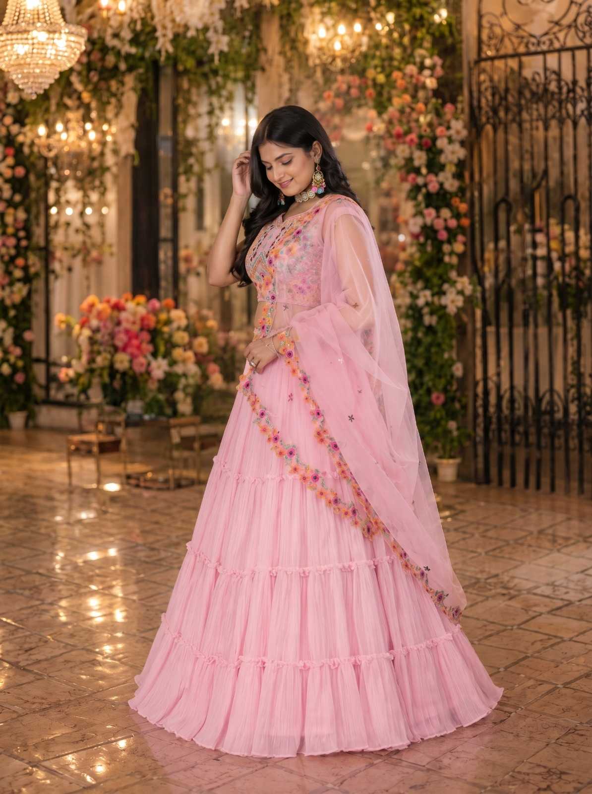 YNF Wholesale Faux Georgette Designer Lehenga  | Surat Manufacturer