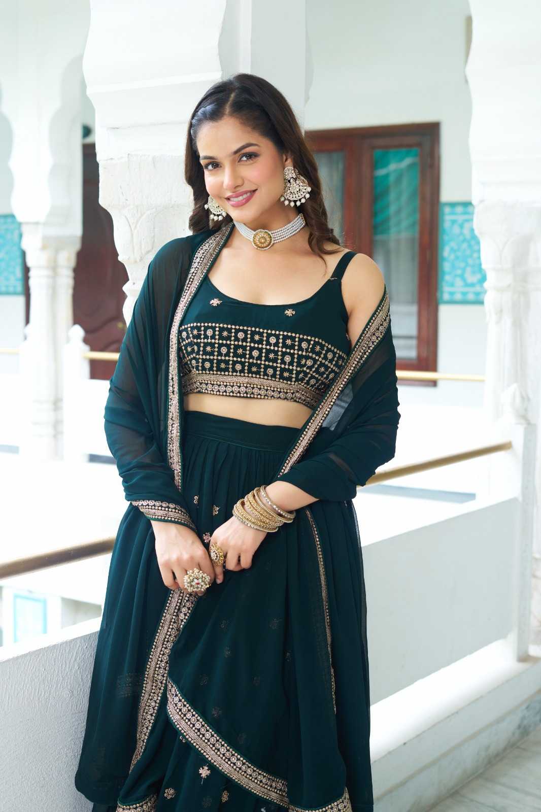 YNF Wholesale Faux Georgette Designer Lehenga KESH173 1120 | Surat Manufacturer