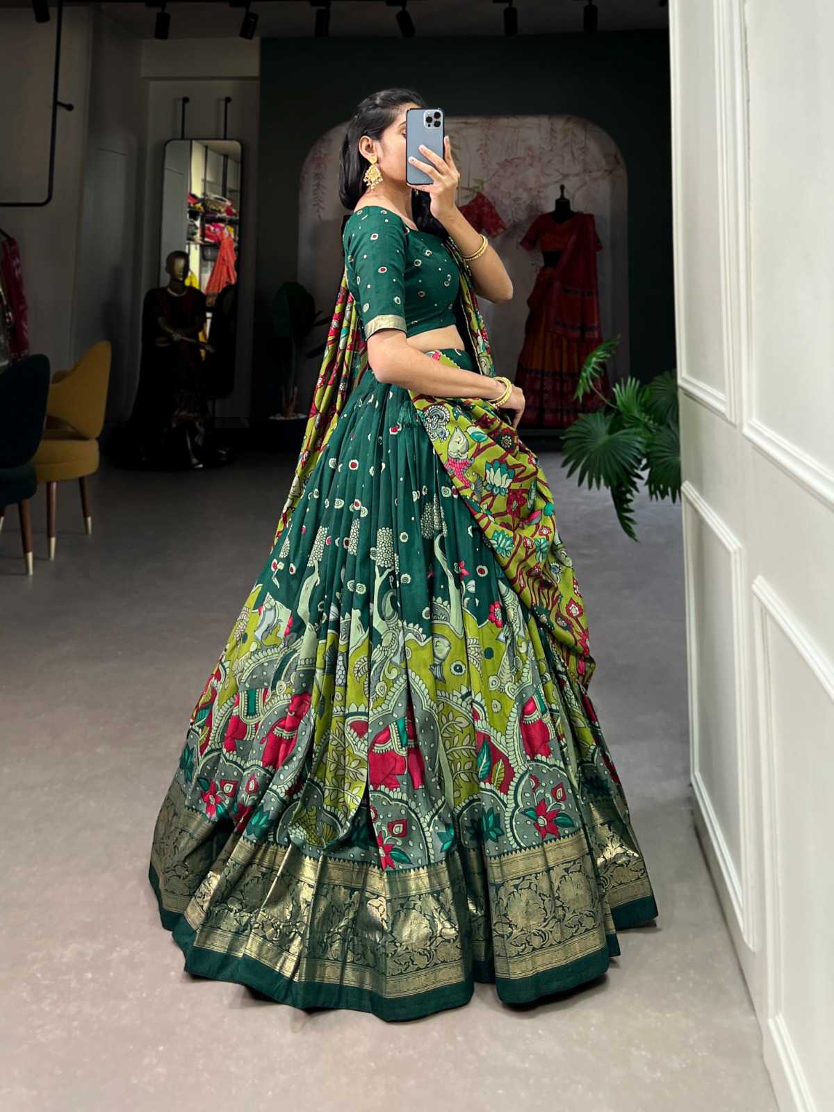 YNF Wholesale Tussar Silk Designer Lehenga  | Surat Manufacturer