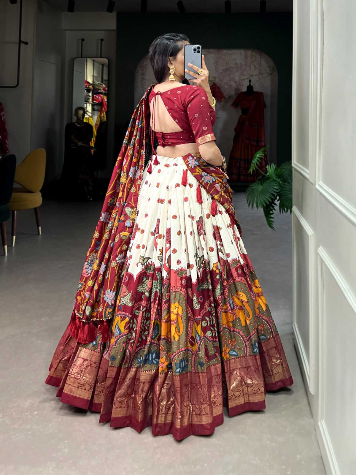 YNF Wholesale Tussar Silk Designer Lehenga  | Surat Manufacturer