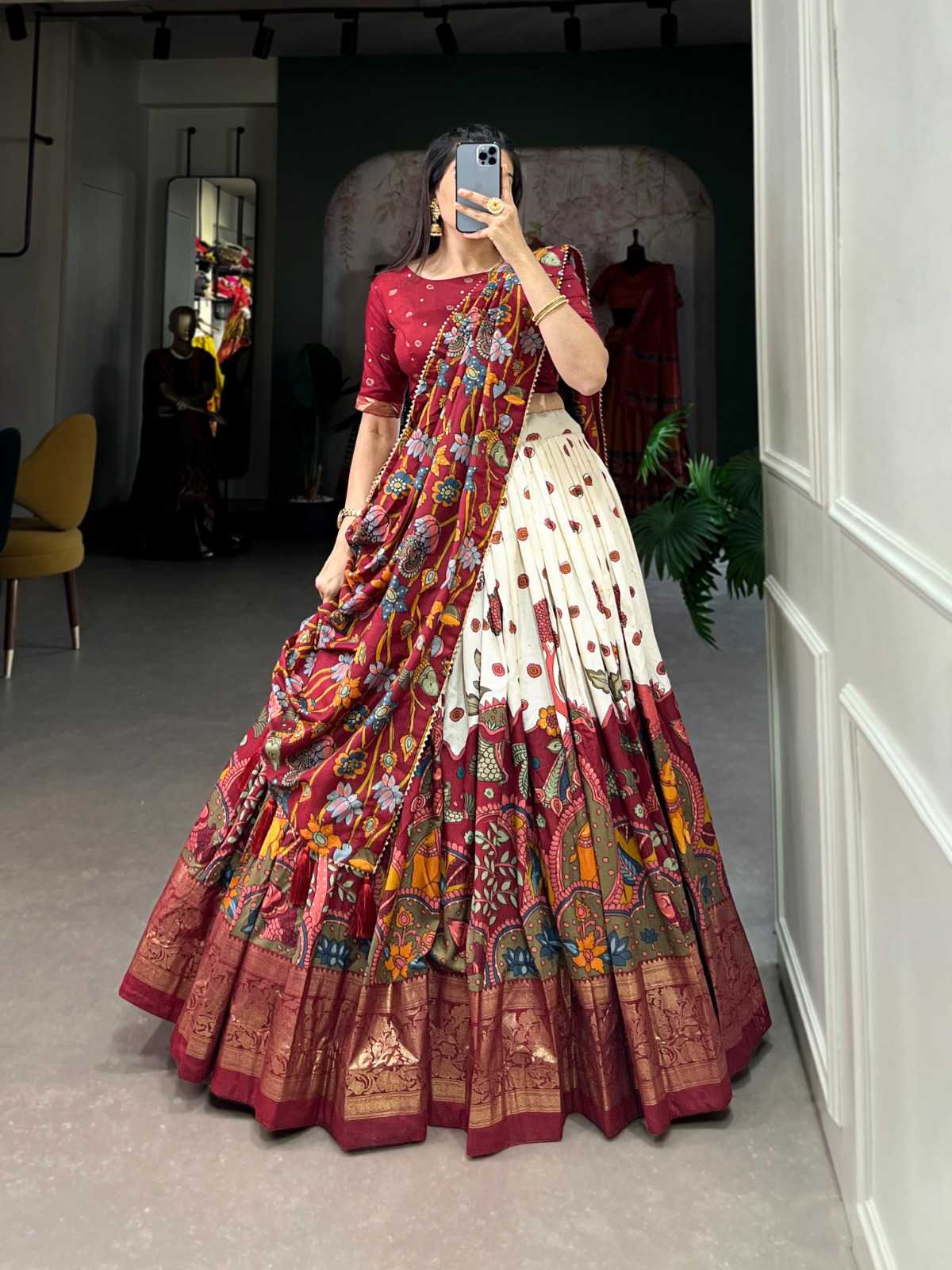 YNF Wholesale Tussar Silk Designer Lehenga  | Surat Manufacturer
