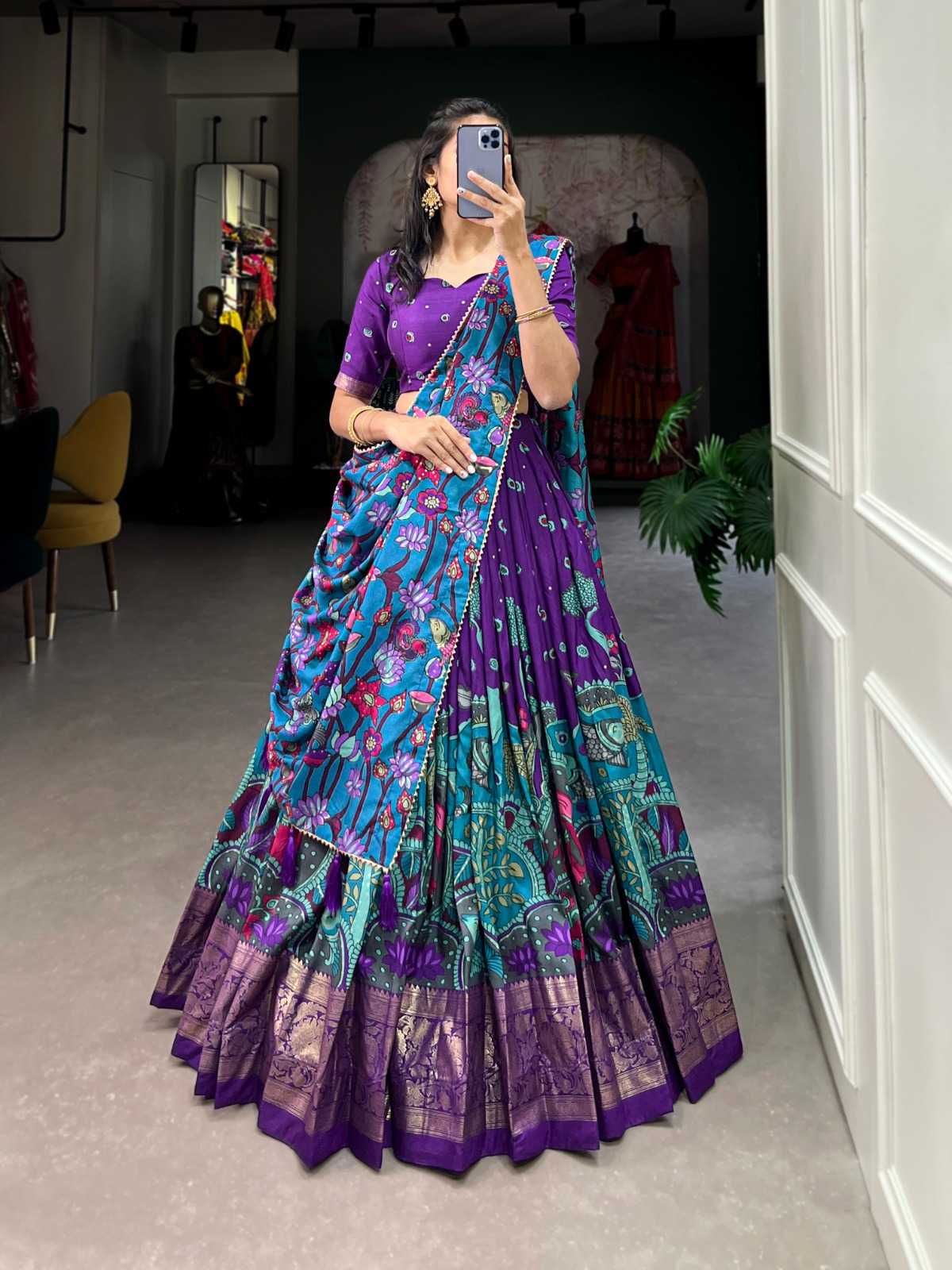 YNF Wholesale Tussar Silk Designer Lehenga  | Surat Manufacturer