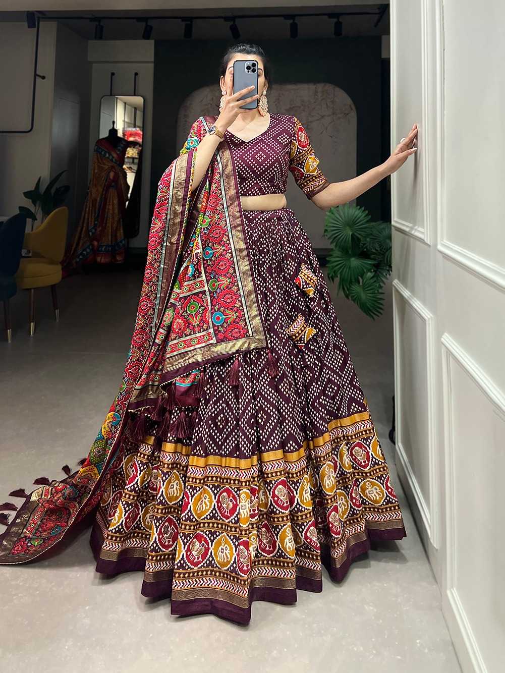 YNF Wholesale Tussar Silk Designer Lehenga KESH173 Anjali | Surat Manufacturer