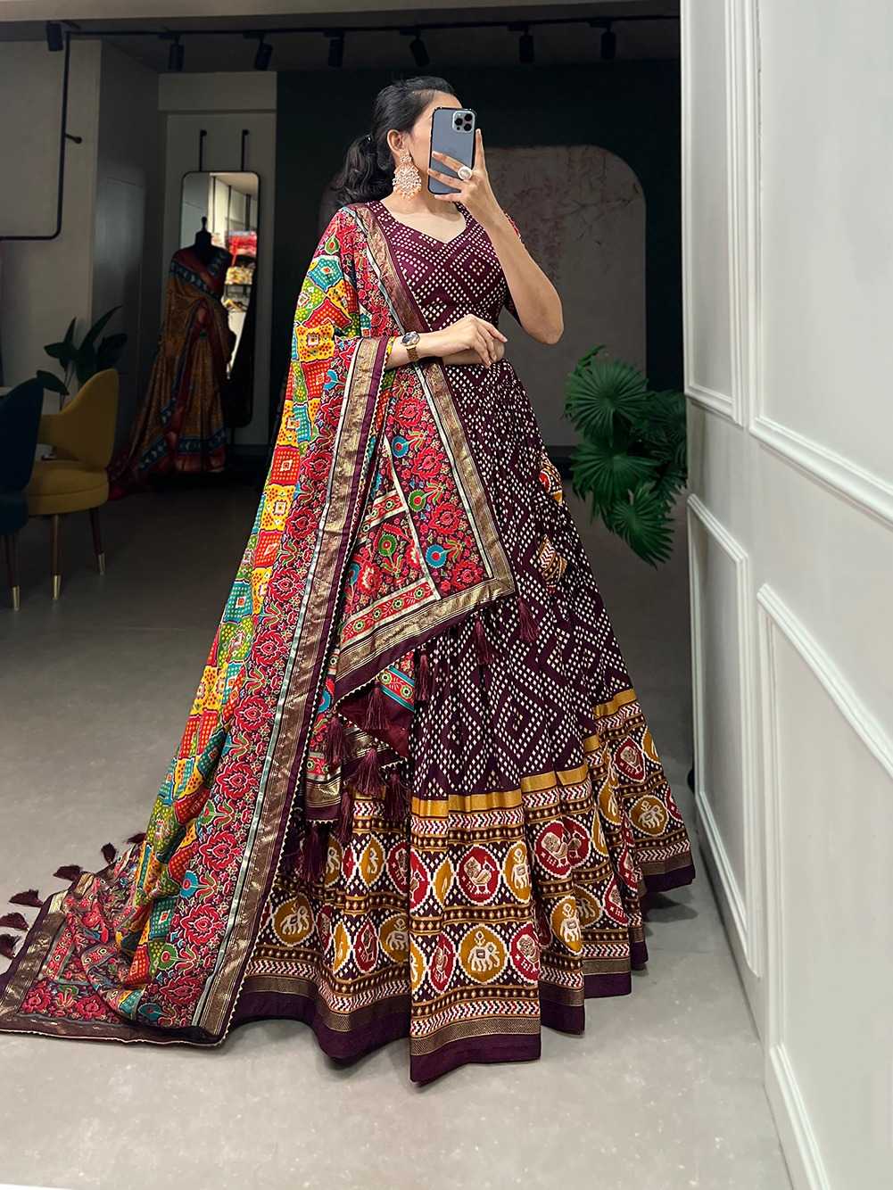 YNF Wholesale Tussar Silk Designer Lehenga KESH173 Anjali | Surat Manufacturer
