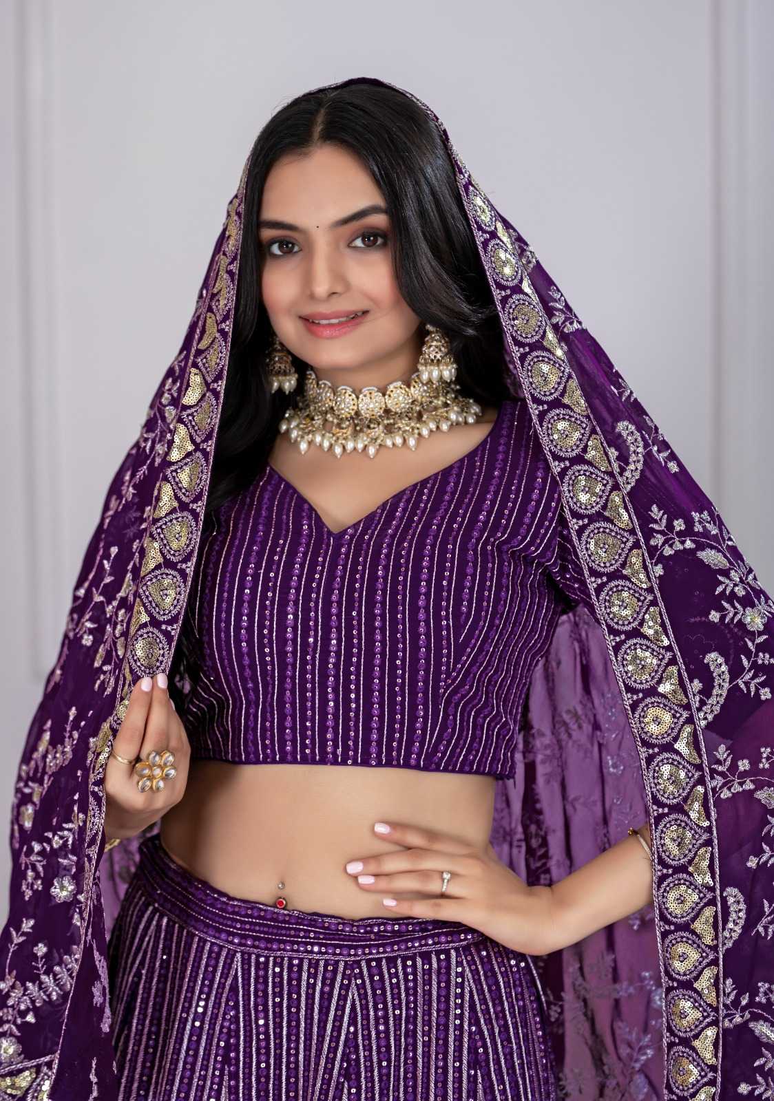 YNF Wholesale Faux Georgette Silk Lehenga KESH173 Arshia | Surat Manufacturer