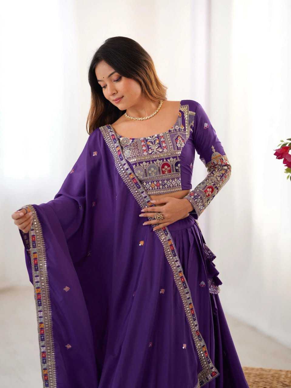 YNF Wholesale Chinon Designer Lehenga  | Surat Manufacturer