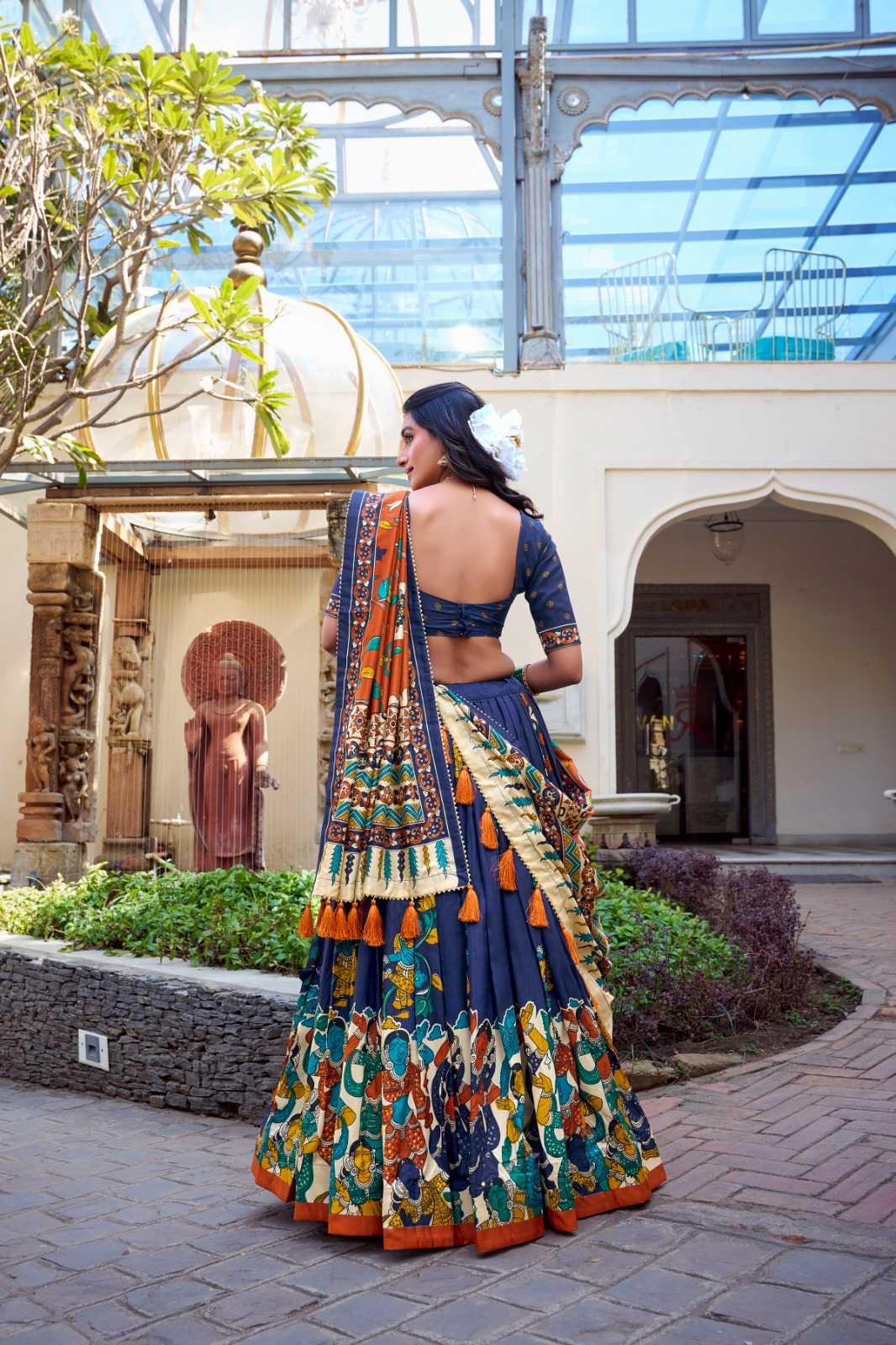 YNF Wholesale Tussar Silk Traditional Lehenga  | Surat Manufacturer