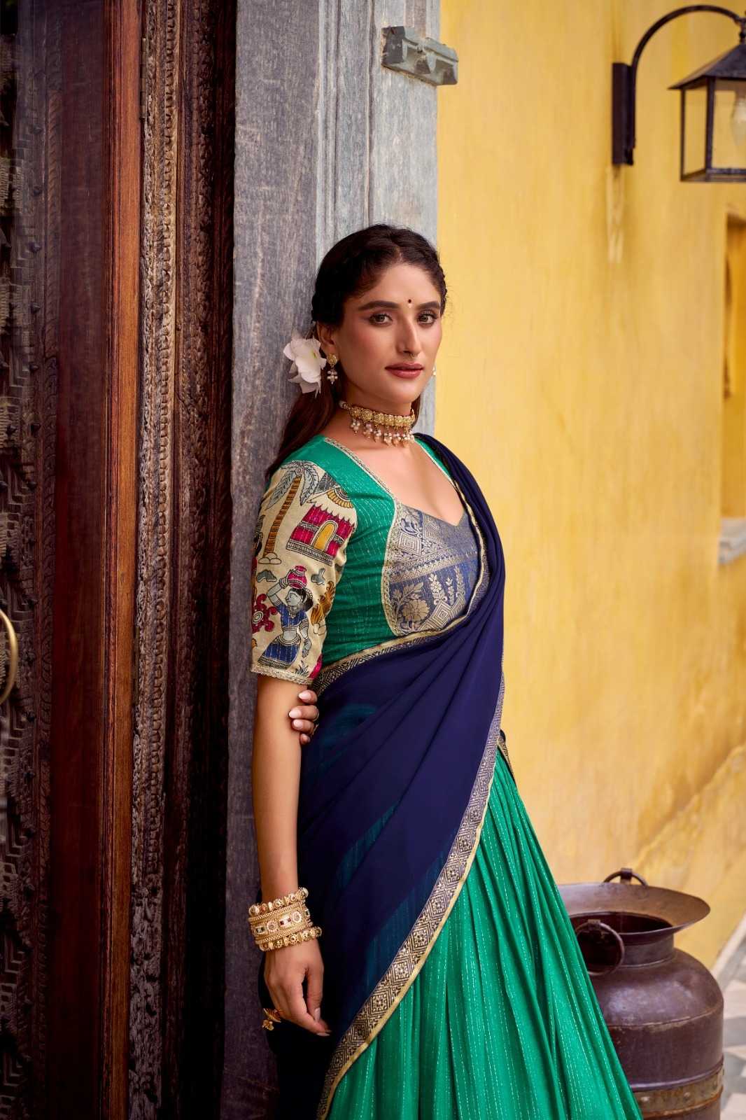 YNF Wholesale Tussar Silk Traditional Lehenga  | Surat Manufacturer