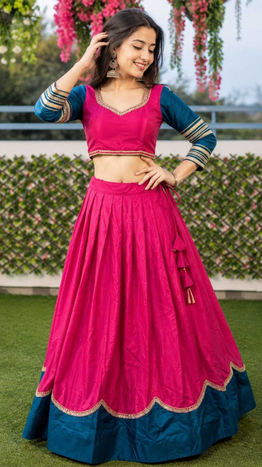 YNF Wholesale Reyon Cotton Designer Lehenga KESH173 Priya | Surat Manufacturer