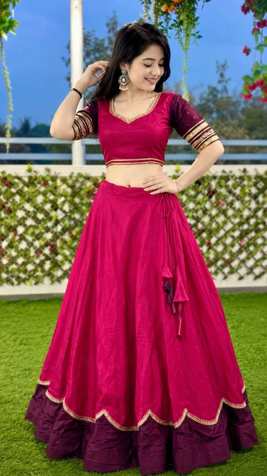 YNF Wholesale Reyon Cotton Designer Lehenga KESH173 Priya | Surat Manufacturer