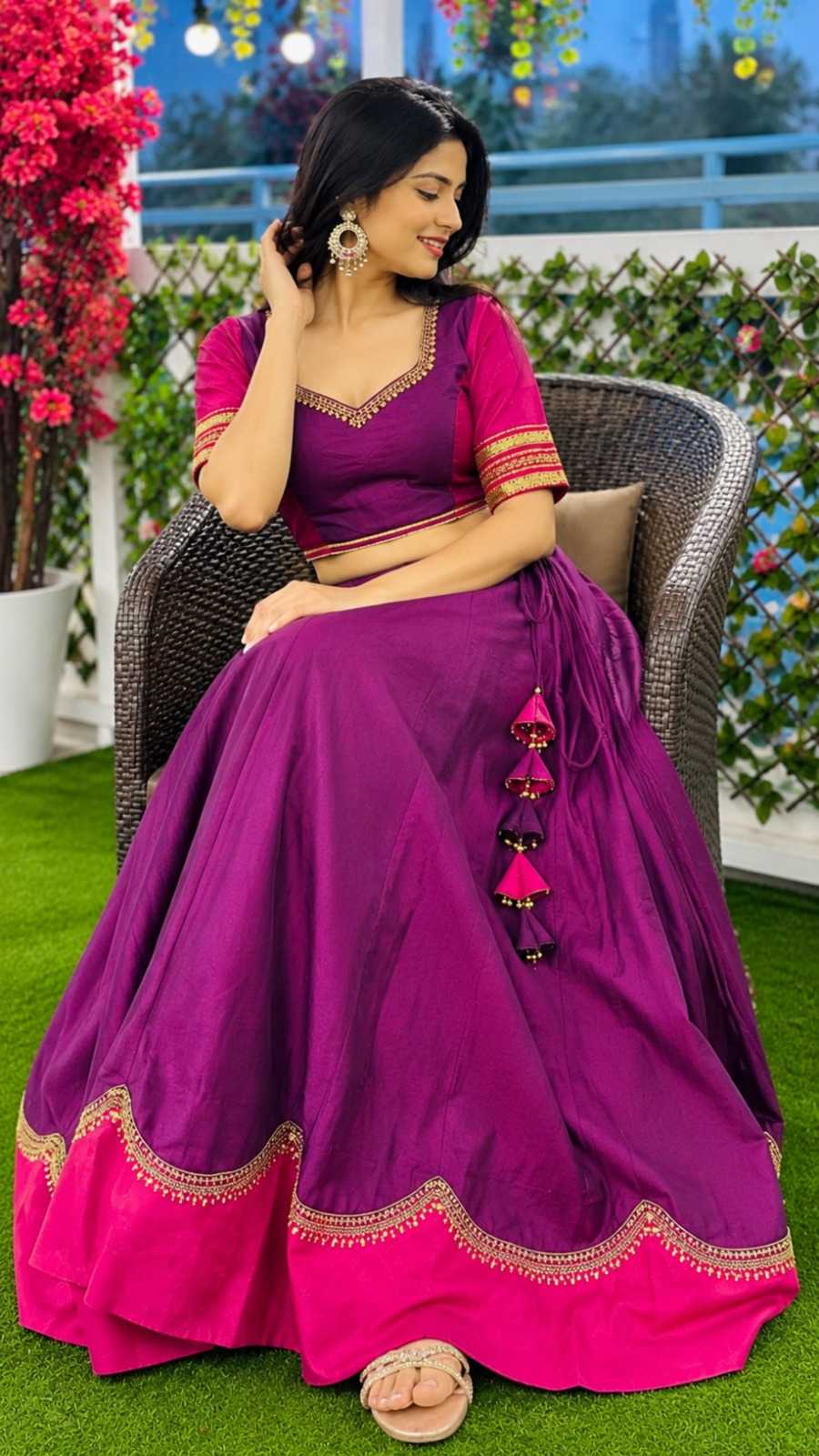 YNF Wholesale Reyon Cotton Designer Lehenga KESH173 Priya | Surat Manufacturer