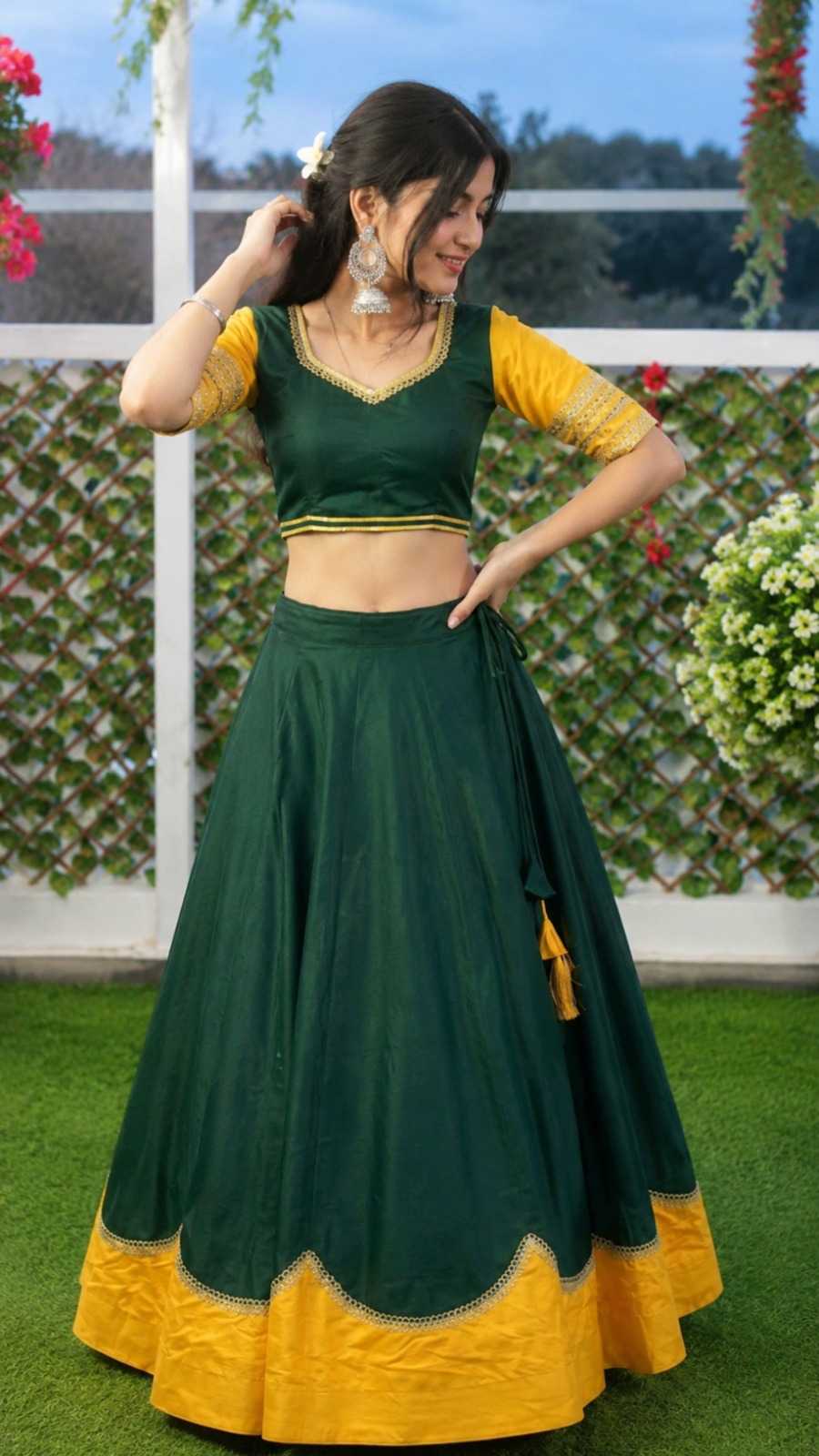 YNF Wholesale Reyon Cotton Designer Lehenga KESH173 Priya | Surat Manufacturer