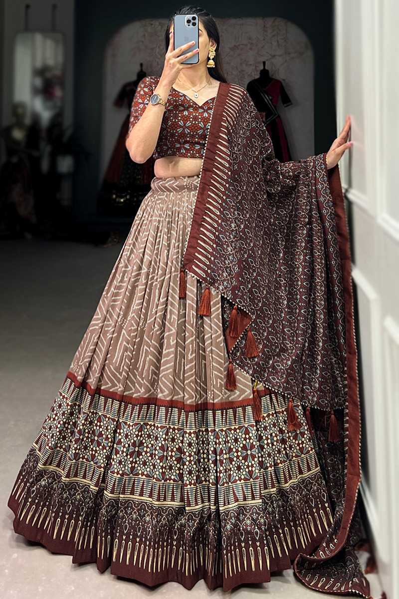 YNF Wholesale Tussar Silk Designer Lehenga  | Surat Manufacturer