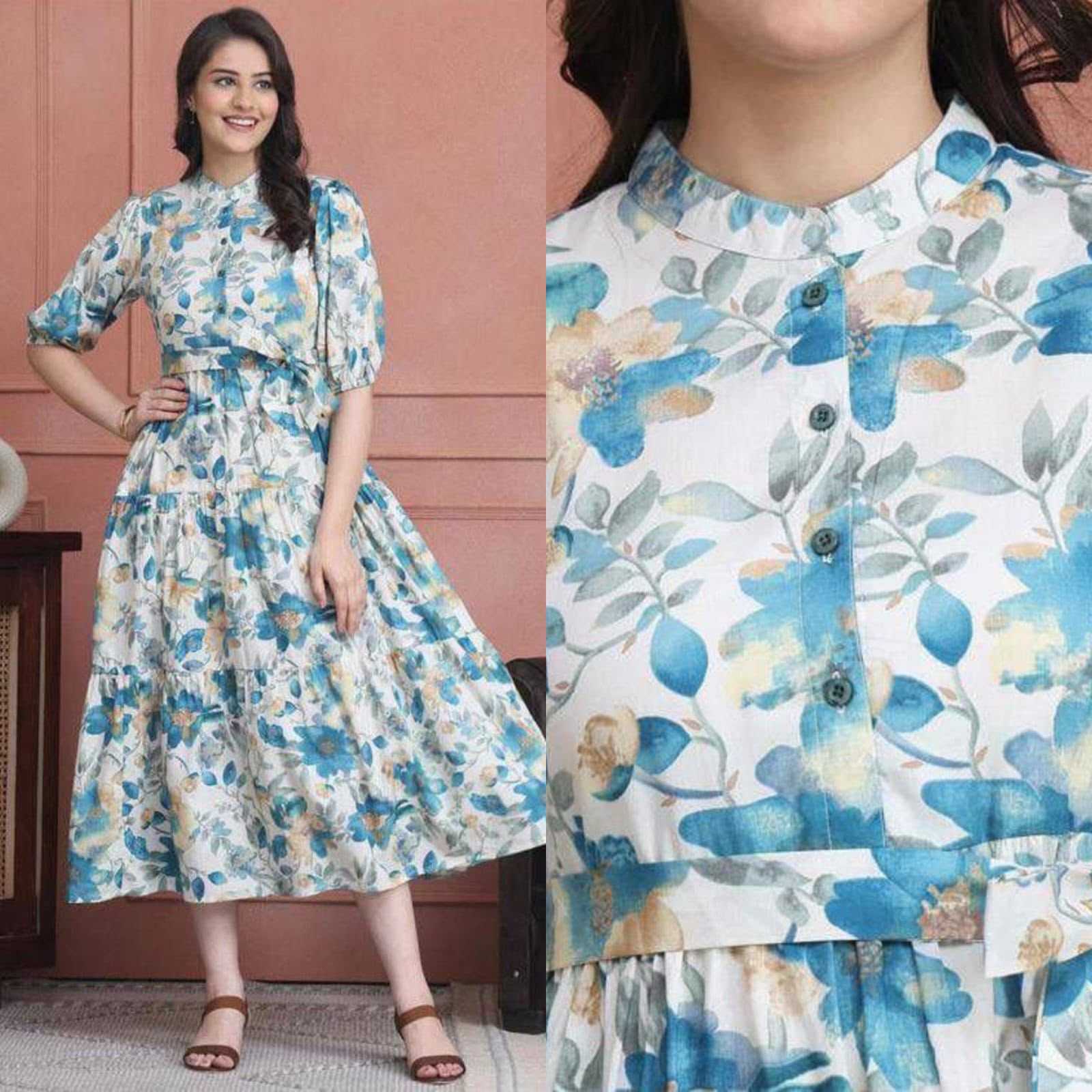 YNF Wholesale Rayon Designer Kurtis  | Surat Manufacturer