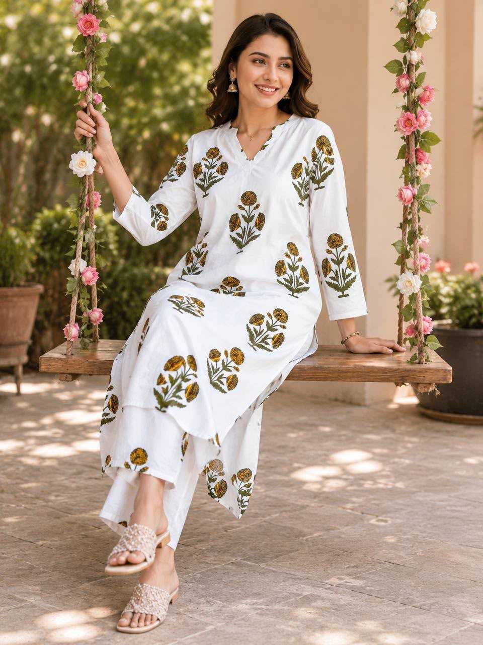 YNF Wholesale Rayon Printed Kurtis  | Surat Manufacturer