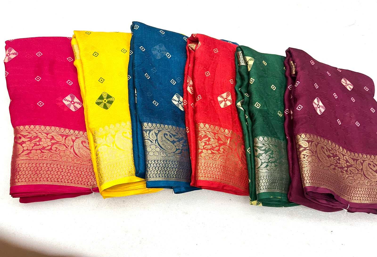 YNF Wholesale Georgette Designer Sarees  | Surat Manufacturer