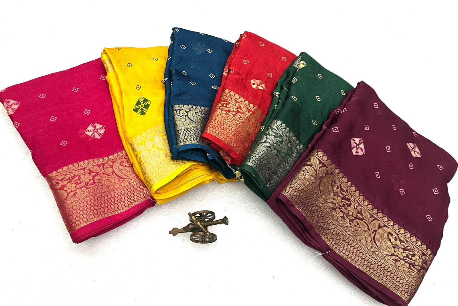 YNF Wholesale Georgette Designer Sarees  | Surat Manufacturer