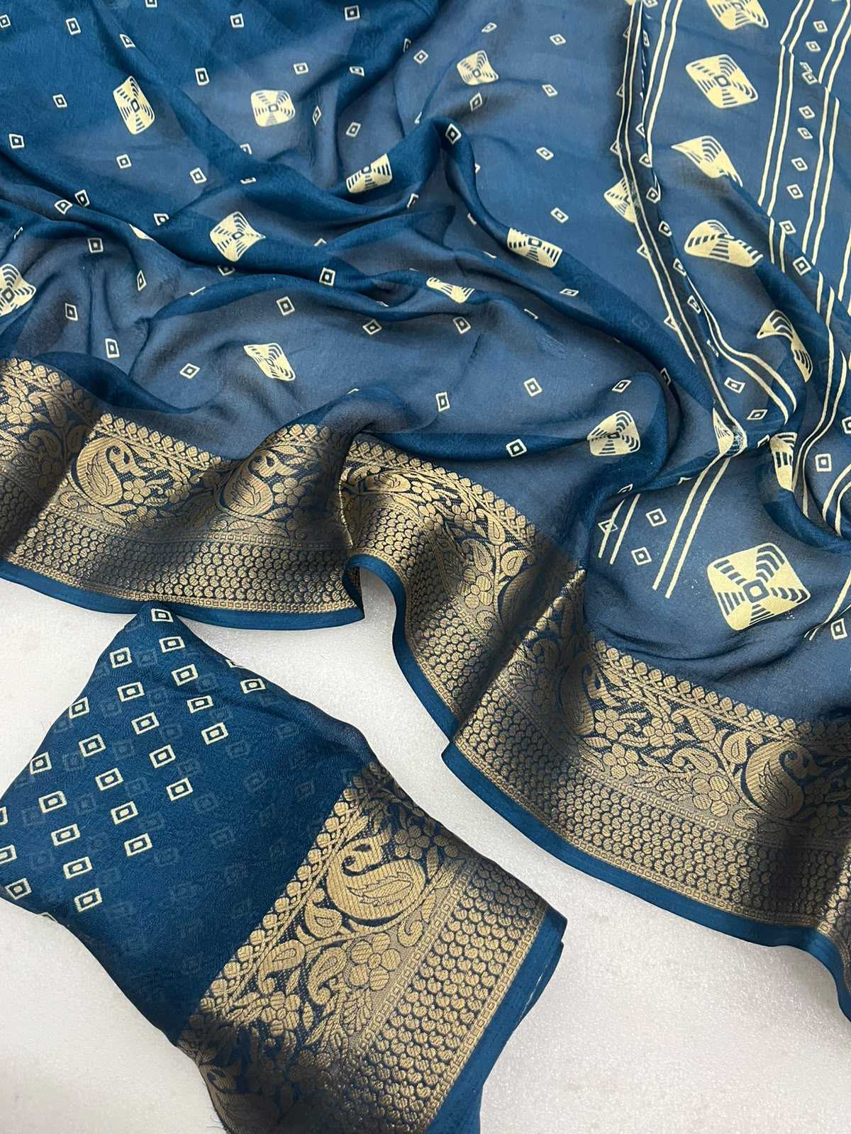 YNF Wholesale Georgette Designer Sarees  | Surat Manufacturer