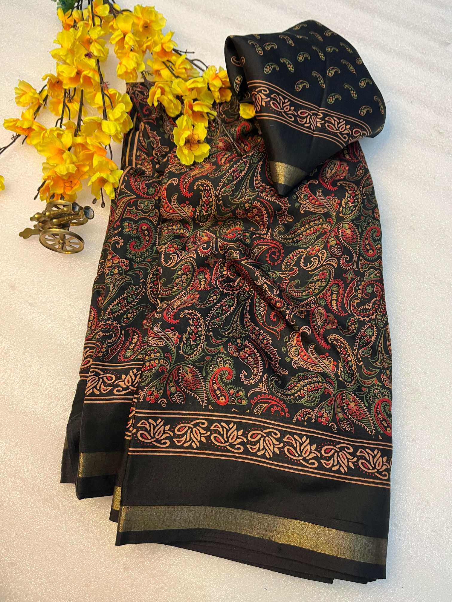 YNF Wholesale Cotton Designer Sarees  | Surat Manufacturer