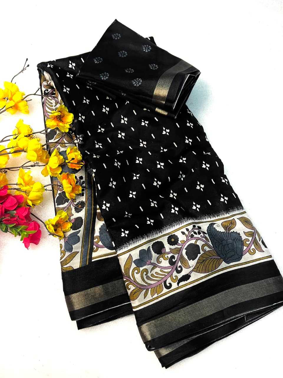 YNF Wholesale Cotton Designer Sarees  | Surat Manufacturer