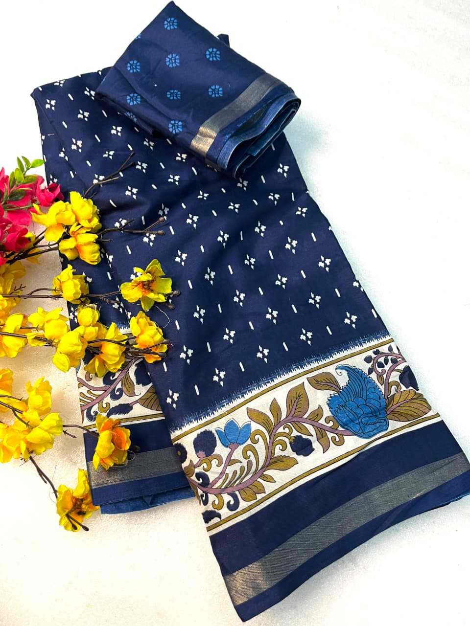 YNF Wholesale Cotton Designer Sarees  | Surat Manufacturer