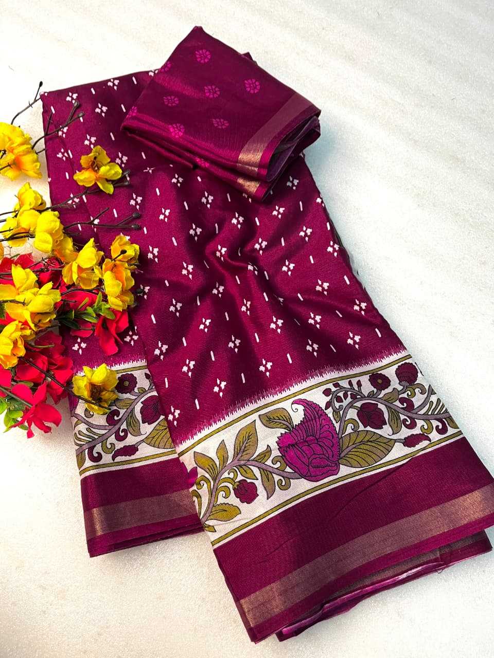 YNF Wholesale Cotton Designer Sarees  | Surat Manufacturer